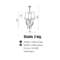 AZzardo Diablo 3 Big Black - 